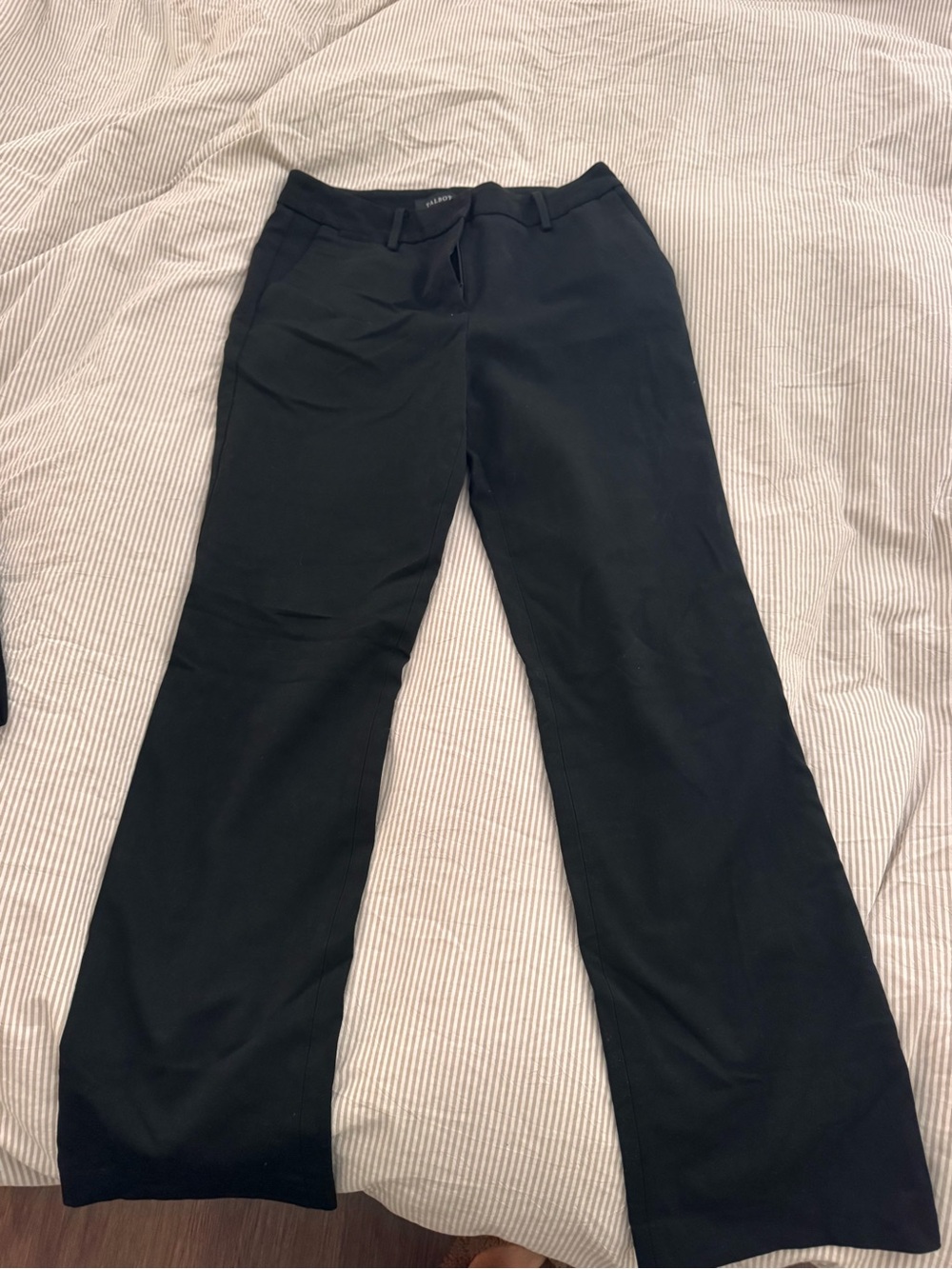 Talbots Black Wide-Leg Dress Pants